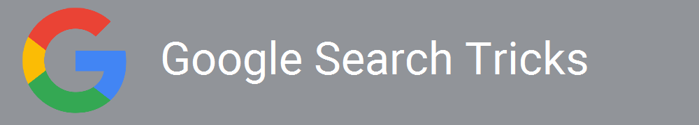 SearchSwarm » Google Search Tricks